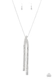 Out Of The SWAY - White Necklace - Paparazzi Accessories
