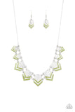 Pack Princess - Green Necklace - Paparazzi Accessories