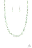 Pearl Heirloom - Green Necklace - Paparazzi Accessories