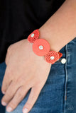 Poppin Popstar - Orange Bracelet - Paparazzi Accessories