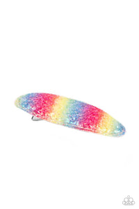 Rainbow Pop Summer - Multi Hair Clip - Paparazzi Accessories