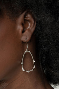 Ready or YACHT - White Earrings - Paparazzi Accessories