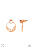Rich Blitz - Copper Earrings - Paparazzi Accessories