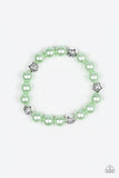 Rosy Radiance - Green Bracelet - Paparazzi Accessories