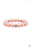 Rosy Radiance - Orange Bracelet - Paparazzi Accessories