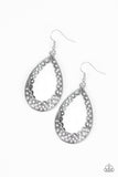 Royal Treatment - White Earrings - Paparazzi Accessories