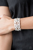 Runaway Radiance - White Bracelet - Paparazzi Accessories