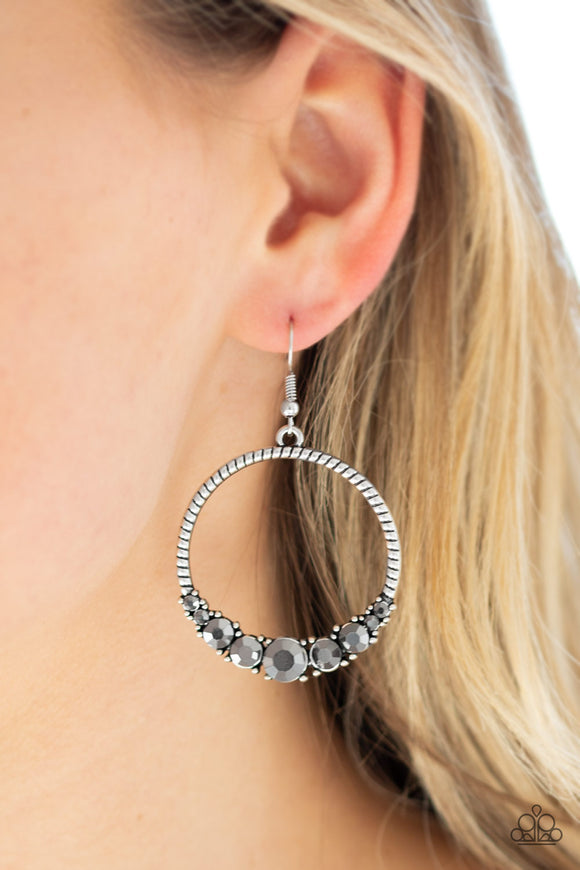 Self-Made Millionaire - Silver Earrings - Paparazzi Accessories