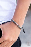 Sideline - Silver Tin Bracelet - Paparazzi Accessories