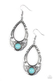 South Pacific - Blue Earrings - Paparazzi Accessories