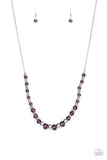 Stratosphere Sparkle - Purple Necklace - Paparazzi Accessories