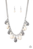 Terra Tranquility - White Necklace - Paparazzi Accessories