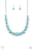 The Ruling Class - Blue Necklace - Paparazzi Accessories