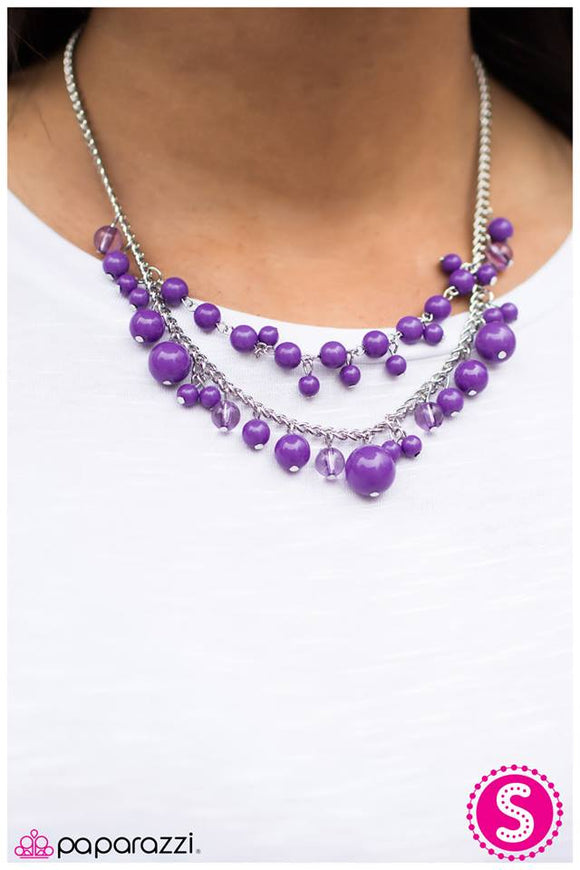 The Wedding Planner - Purple Necklace - Paparazzi Accessories