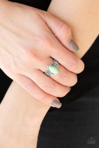 The Zest Of Intentions - Green Ring - Paparazzi Accessories