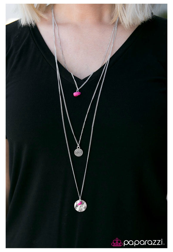 To Love and Be Loved - Pink Necklace - Paparazzi Accessories