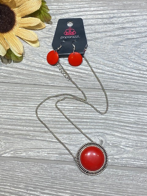 Vintage Red Necklace