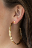 Wheelhouse - Gold Earrings - Paparazzi Accessories