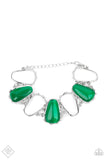 Yacht Club Couture - Green Bracelet - Paparazzi Accessories