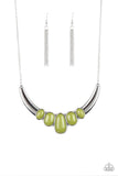 A BULL House - Green Necklace - Paparazzi Accessories Necklace Bedazzle Me Pretty Mobile Fashion Boutique