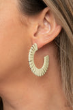 A Chance of RAINBOWS - Green Earrings - Paparazzi Accessories Earrings Bedazzle Me Pretty Mobile Fashion Boutique