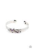 A Chic Clique - Purple Bracelet - Paparazzi Accessories Bracelet Bedazzle Me Pretty Mobile Fashion Boutique
