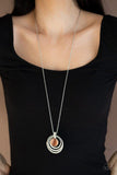 A Diamond A Day - Orange Necklace - Paparazzi Accessories Necklace Bedazzle Me Pretty Mobile Fashion Boutique