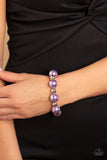 A DREAMSCAPE Come True - Purple Bracelet - Paparazzi Accessories Bracelet Bedazzle Me Pretty Mobile Fashion Boutique