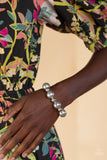 A DREAMSCAPE Come True - Silver Bracelet - Paparazzi Accessories Bracelet Bedazzle Me Pretty Mobile Fashion Boutique
