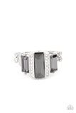 A GLITZY Verdict - Silver Ring - Paparazzi Accessories Ring Bedazzle Me Pretty Mobile Fashion Boutique