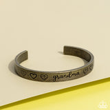 A Grandmothers Love - Brass Bracelet - Paparazzi Accessories Bracelet Bedazzle Me Pretty Mobile Fashion Boutique