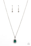 A Guiding SOCIALITE - Green Necklace - Paparazzi Accessories Necklace Bedazzle Me Pretty Mobile Fashion Boutique