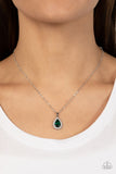 A Guiding SOCIALITE - Green Necklace - Paparazzi Accessories Necklace Bedazzle Me Pretty Mobile Fashion Boutique