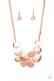 A Hard LUXE Story - Copper Necklace - Paparazzi Accessories Necklace Bedazzle Me Pretty Mobile Fashion Boutique