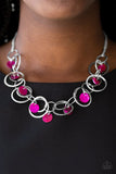 A Hot SHELL-er - Pink Necklace - Paparazzi Accessories Necklace Bedazzle Me Pretty Mobile Fashion Boutique