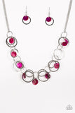 A Hot SHELL-er - Pink Necklace - Paparazzi Accessories Necklace Bedazzle Me Pretty Mobile Fashion Boutique