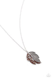 A Mid-AUTUMN Nights Dream - Brown Necklace - Paparazzi Accessories Necklace Bedazzle Me Pretty Mobile Fashion Boutique