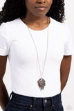 A Mid-AUTUMN Nights Dream - Brown Necklace - Paparazzi Accessories Necklace Bedazzle Me Pretty Mobile Fashion Boutique