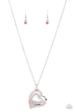 A Mothers Heart - Pink Necklace - Paparazzi Accessories Necklace FS-Bedazzle Me Pretty Mobile Fashion Boutique
