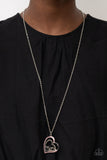 A Mothers Heart - Pink Necklace - Paparazzi Accessories Necklace FS-Bedazzle Me Pretty Mobile Fashion Boutique