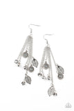 A Natural Charmer - Silver Earrings - Paparazzi Accessories Earrings Bedazzle Me Pretty Mobile Fashion Boutique