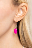 A Passing FAN-cy - Pink Necklace - Paparazzi Accessories Necklace Bedazzle Me Pretty Mobile Fashion Boutique