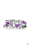 A Perfect TENACIOUS - Purple Bracelet - Paparazzi Accessories Bracelet Bedazzle Me Pretty Mobile Fashion Boutique