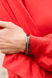 A Point Of Pride - Black Bracelet - Paparazzi Accessories Bracelet Bedazzle Me Pretty Mobile Fashion Boutique