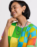 A Pop of Color - Blue Necklace - Paparazzi Accessories Necklace Bedazzle Me Pretty Mobile Fashion Boutique