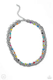 A Pop of Color - Multi Necklace - Paparazzi Accessories Necklace Bedazzle Me Pretty Mobile Fashion Boutique