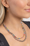 A Pop of Color - Multi Necklace - Paparazzi Accessories Necklace Bedazzle Me Pretty Mobile Fashion Boutique