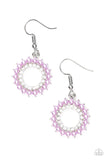 A Proper Lady - Purple Earrings - Paparazzi Accessories Earrings Bedazzle Me Pretty Mobile Fashion Boutique
