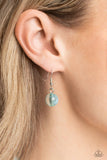 A SHEEN Slate - Blue Necklace - Paparazzi Accessories Necklace Bedazzle Me Pretty Mobile Fashion Boutique