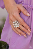 A Summer Spell - Green Ring - Paparazzi Accessories Ring Bedazzle Me Pretty Mobile Fashion Boutique